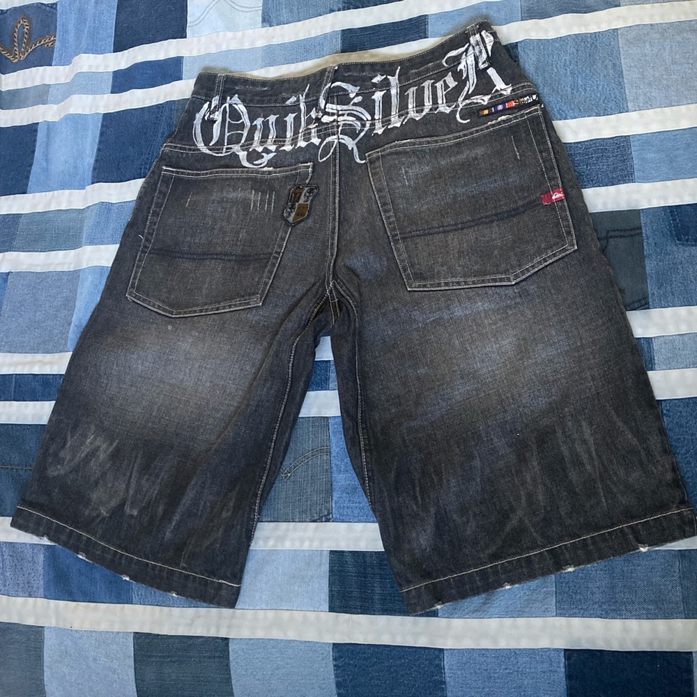 Quiksilver Black Denim Board Jorts